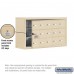 Salsbury Cell Phone Storage Locker - with Front Access Panel - 3 Door High Unit (8 Inch Deep Compartments) - 15 A Doors (14 usable) - Sandstone - Surface Mounted - Master Keyed Locks
